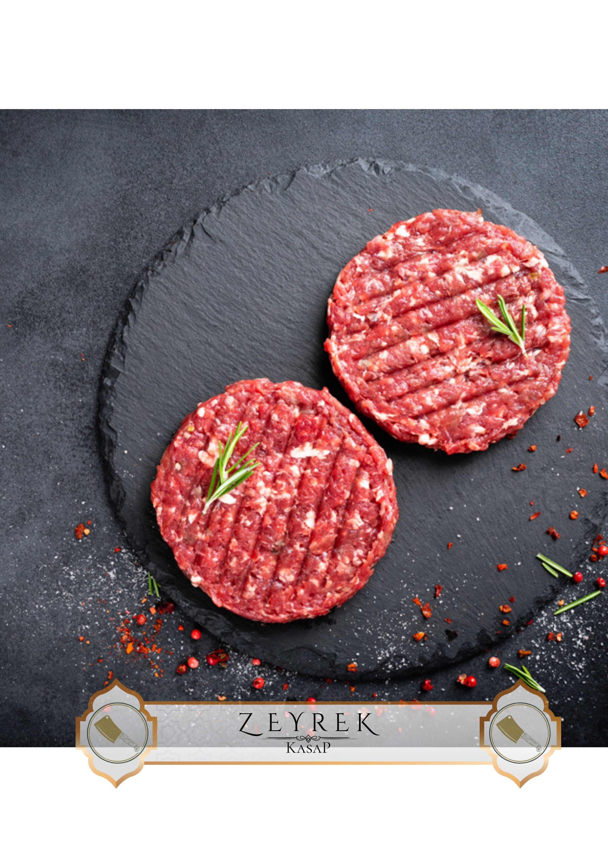 [Zeyrek Kasap]  Dana Hamburger Köfte (1 kg)