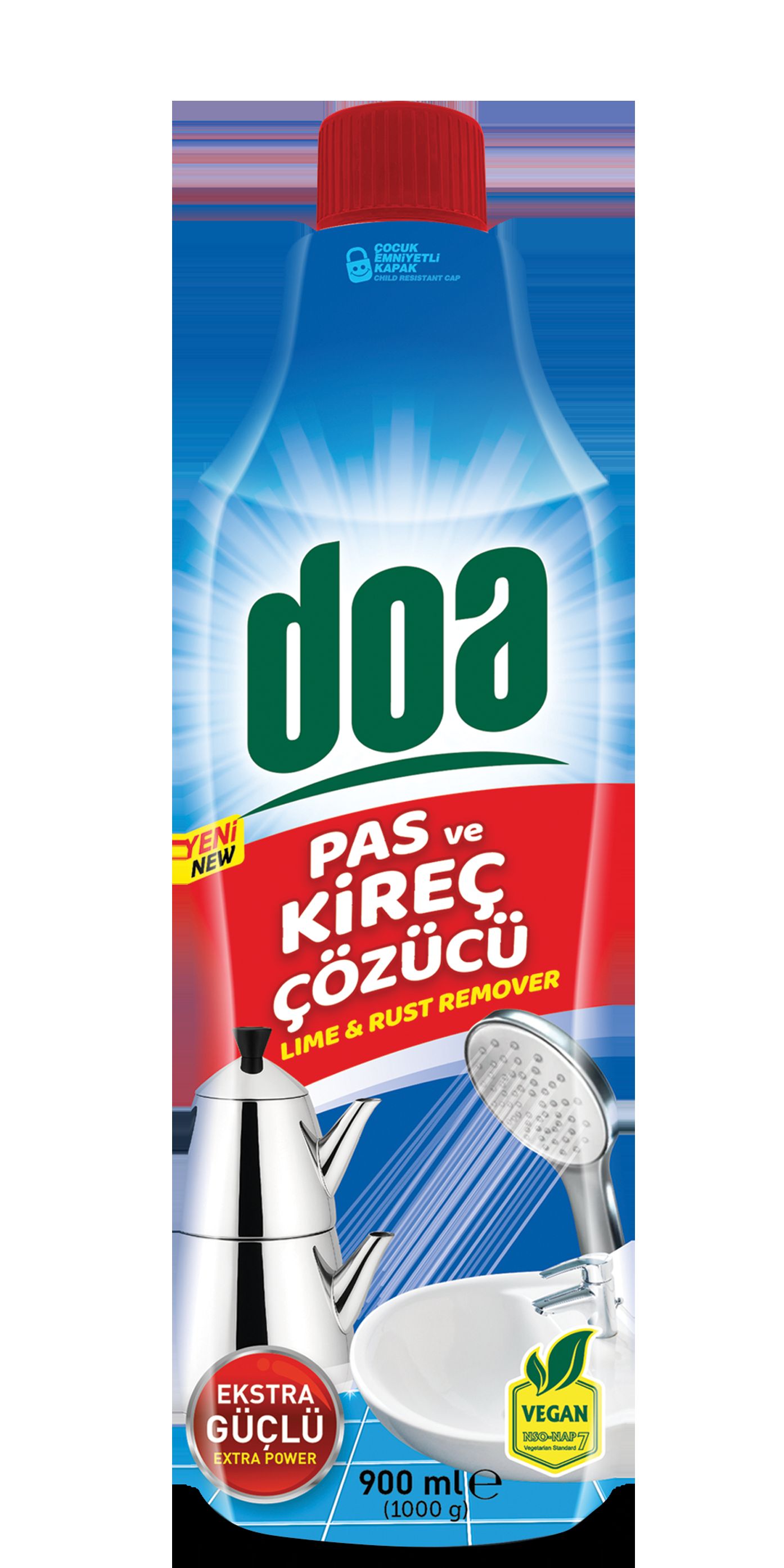 DOA PAS VE KİREÇ ÇÖZÜCÜ 900 ML