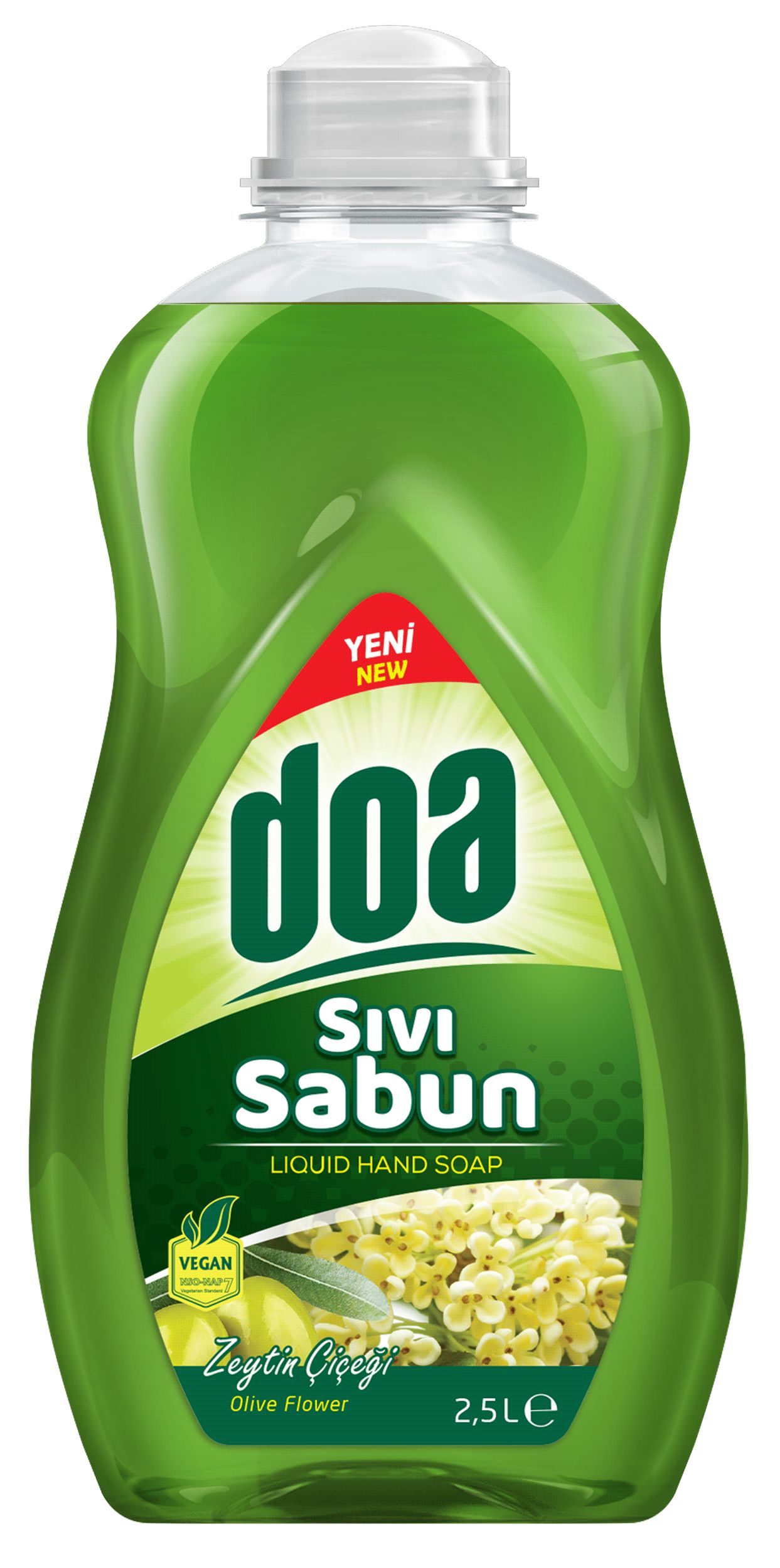 DOA SIVI EL SABUNU ZEYTİN ÇİÇEĞİ 2500ML