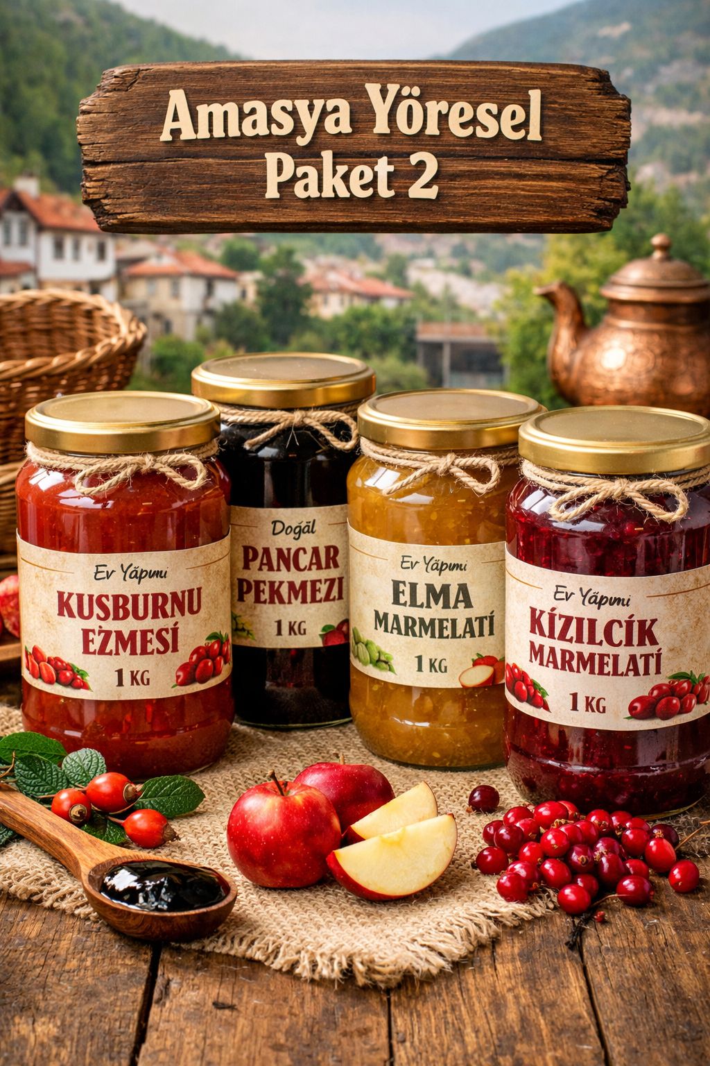 Ev Yapımı Amasya Yöresel Paket