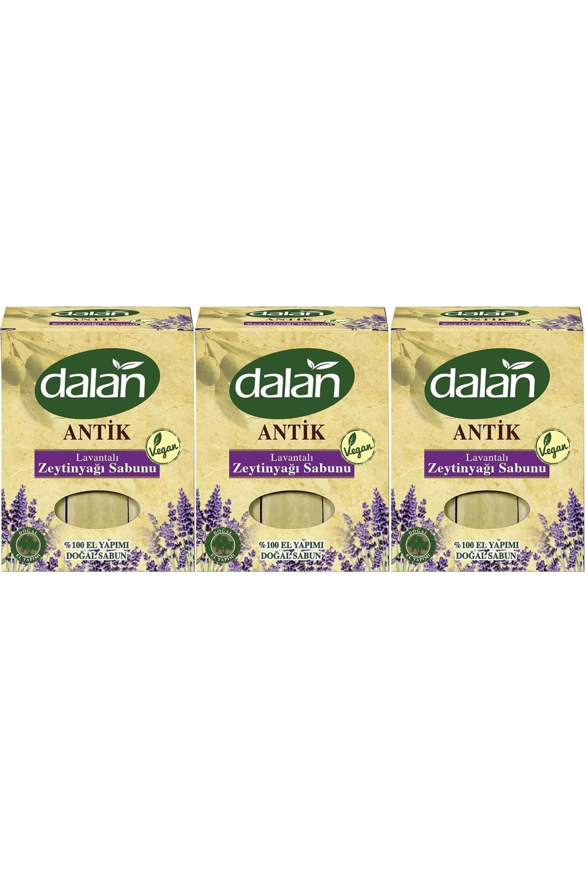 Dalan Antik Zeytin Yağlı Lavanta Sabunu El Yapımı 900 Gr x 3 Adet
