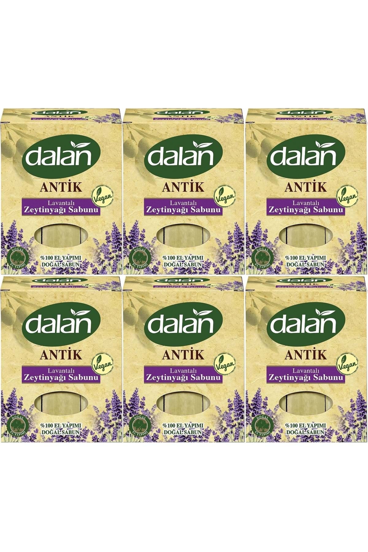 Dalan Antik Zeytin Yağlı Lavanta Sabunu El Yapımı 900 Gr x 6 Adet