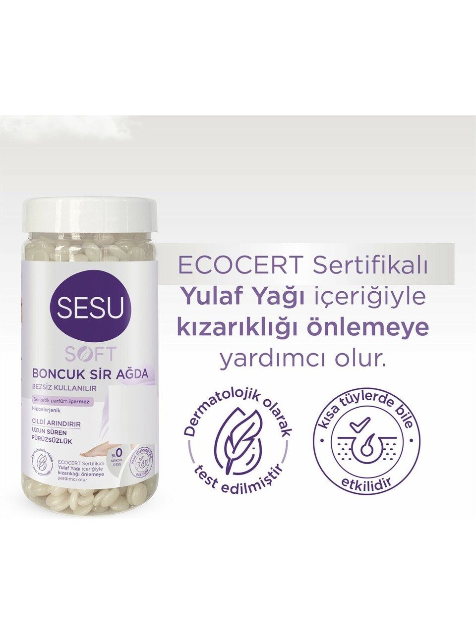 Sesu Boncuk Sir Ağda Soft 250 Gr x 2 Adet