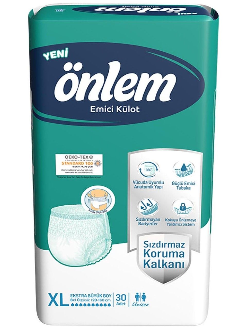 Önlem Emici Külot Extra Large XL 130 x 170 Cm 120 Li