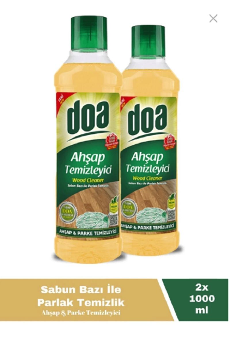 Doa Ahşap Ve Parke Temizleyici 1 Lt x 2 Adet