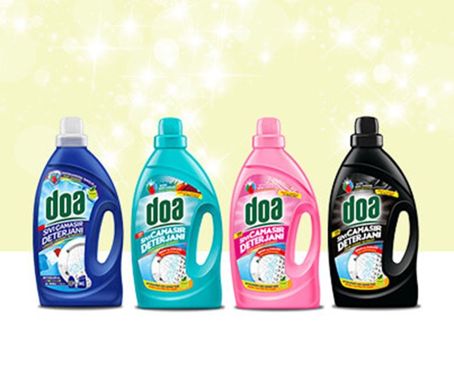 Doa Sıvı Çamaşır Deterjanı Siyah ve Koyu Renkler 3 x 2700 Ml