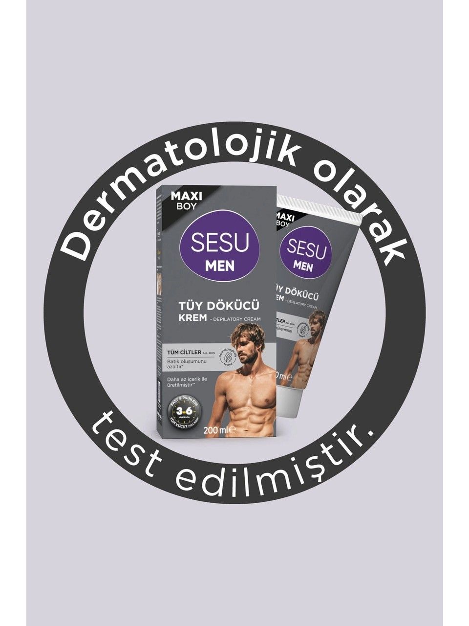 Sesu Tüy Dökücü Krem Erkek 100 Ml x 2 Adet