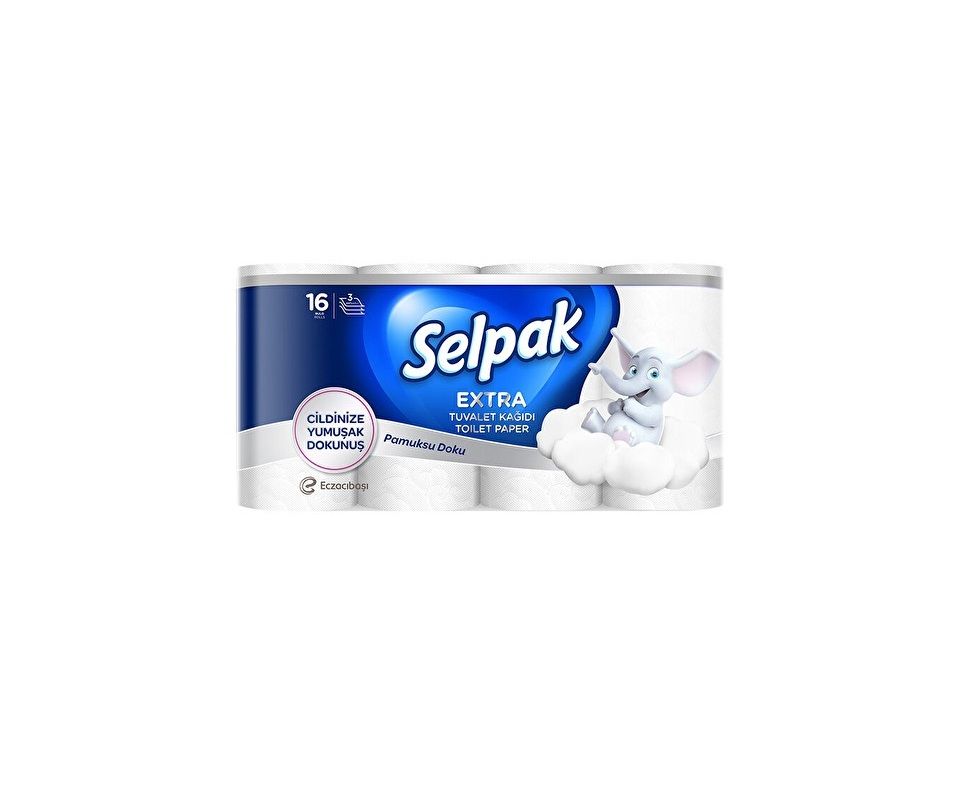 Selpak Tuvalet Kağıdı Extra Pamuksu Doku 32 Rulo