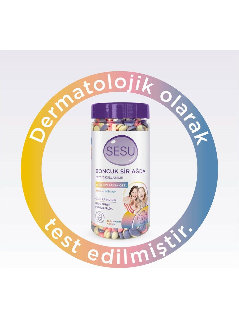 Sesu Boncuk Sir Ağda Hassas Bezsiz Kullanım 250 Gr x 2 Adet