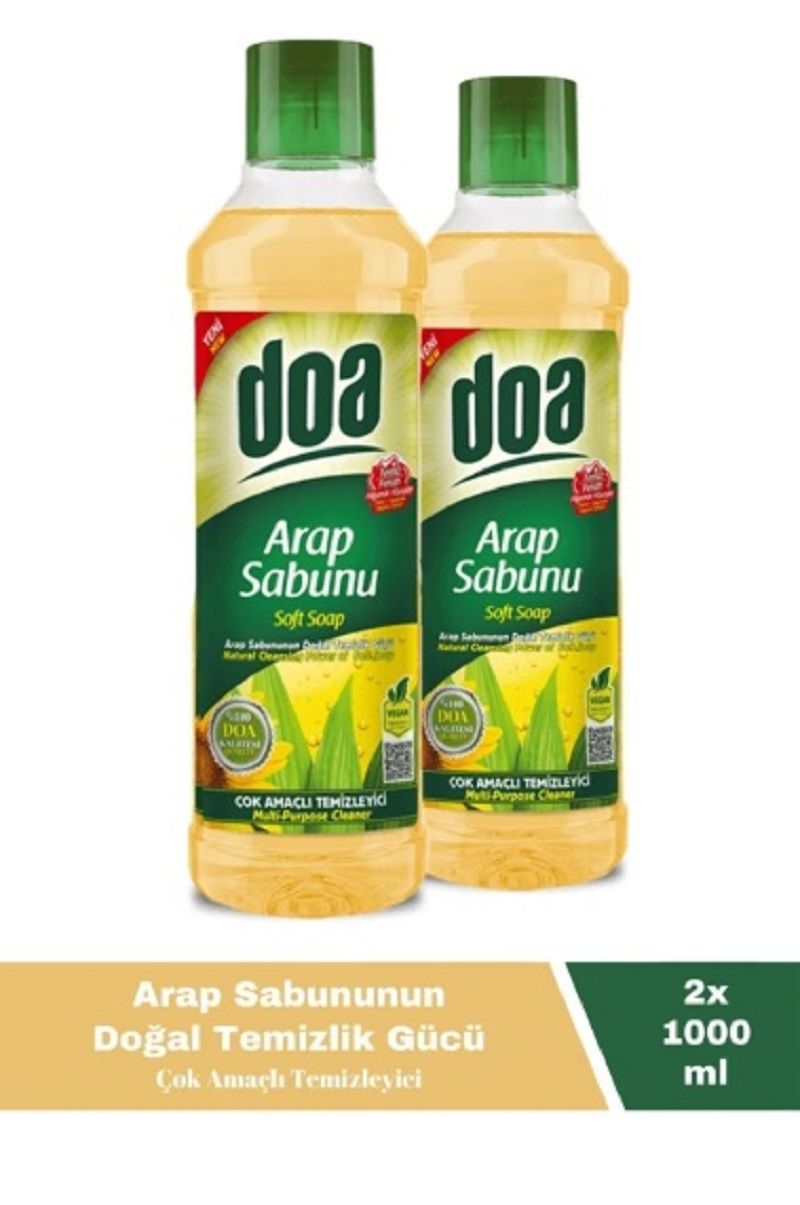 Doa Sıvı Arap Sabunu 1 Lt Vegan x 2 Adet