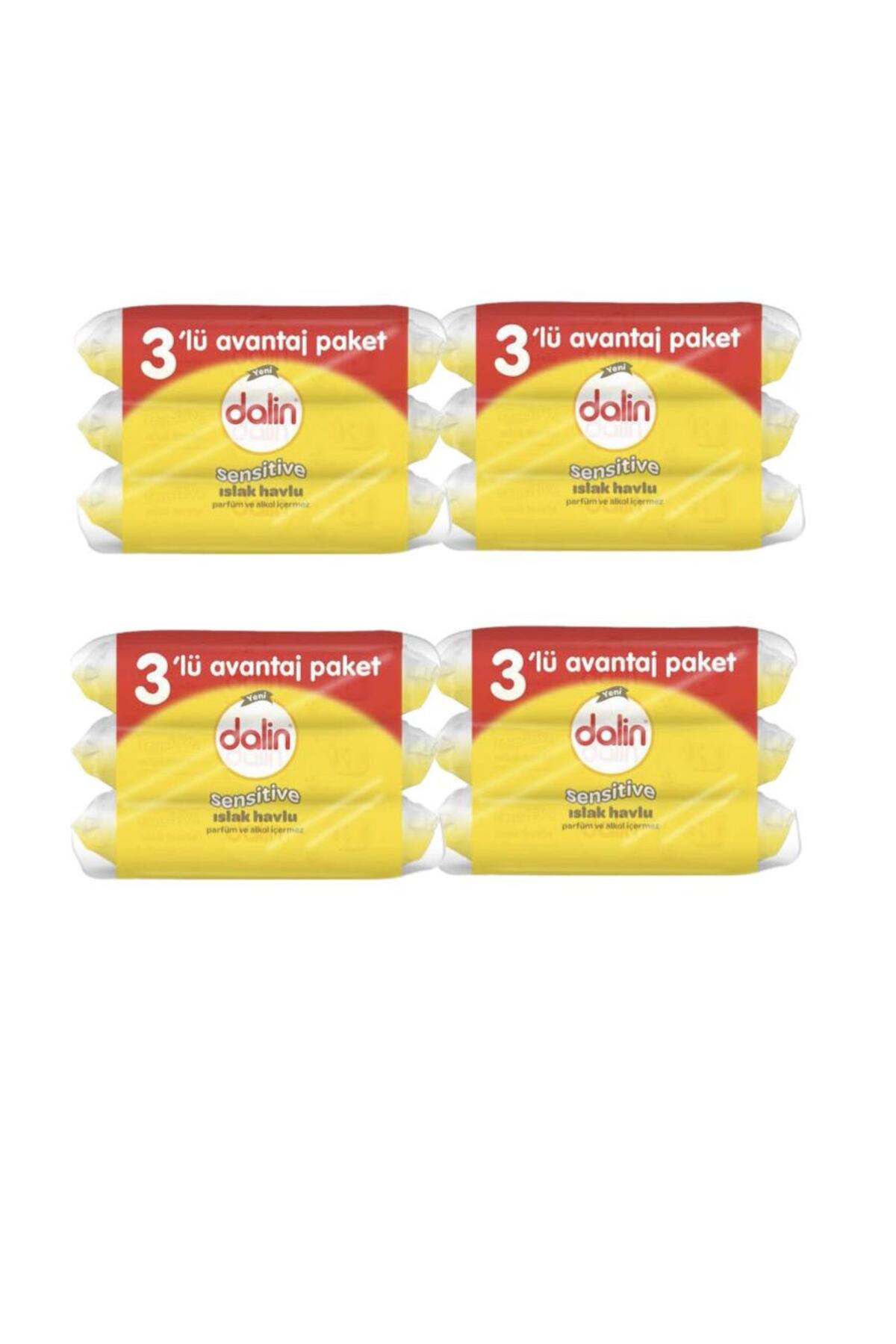Dalin Islak Havlu 56 Lı x 12 Paket = 672 Yaprak