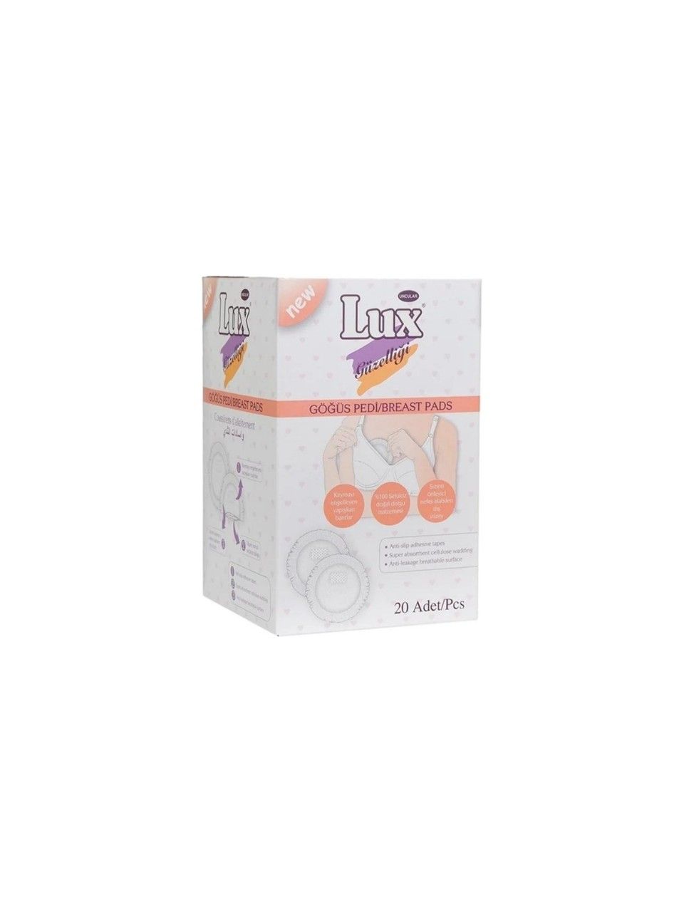 Lux Göğüs Pedi 20 Li x 2 Paket