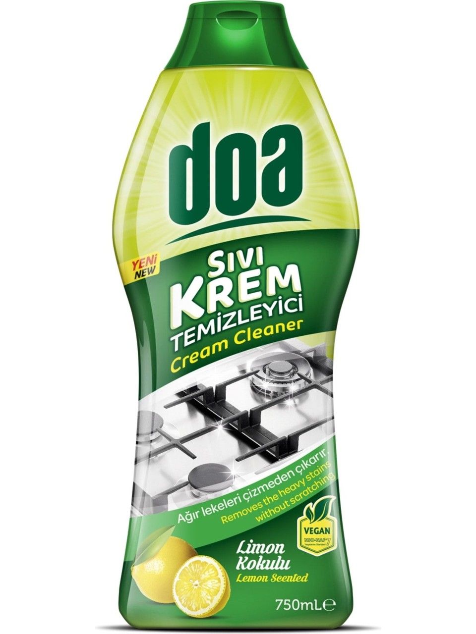 Doa Sıvı Krem Temizleyici Limon Kokulu 750 Ml Vegan x 2 Adet