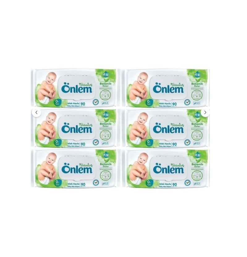 Önlem Botanika Islak Havlu Kapaklı Sensitive 540 Yaprak