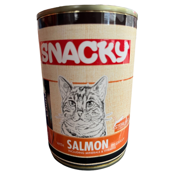 Snacky Kedi Konservesi Kısır Somon 400gr
