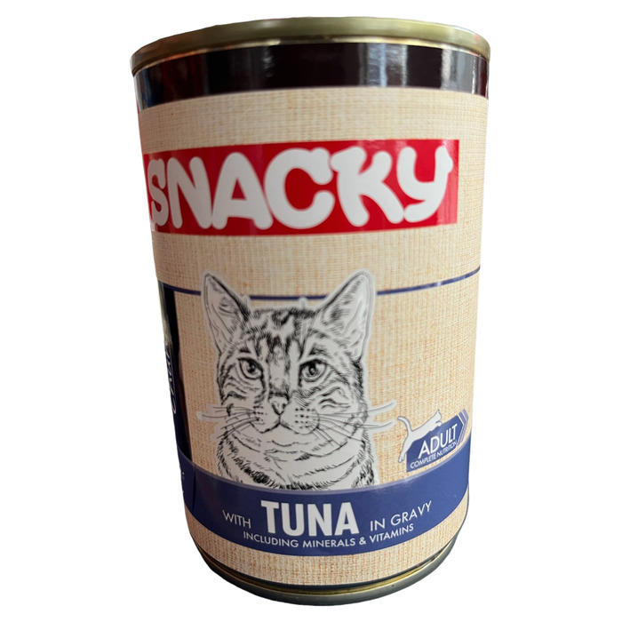 Snacky Kedi Konservesi Tuna Balık 400gr