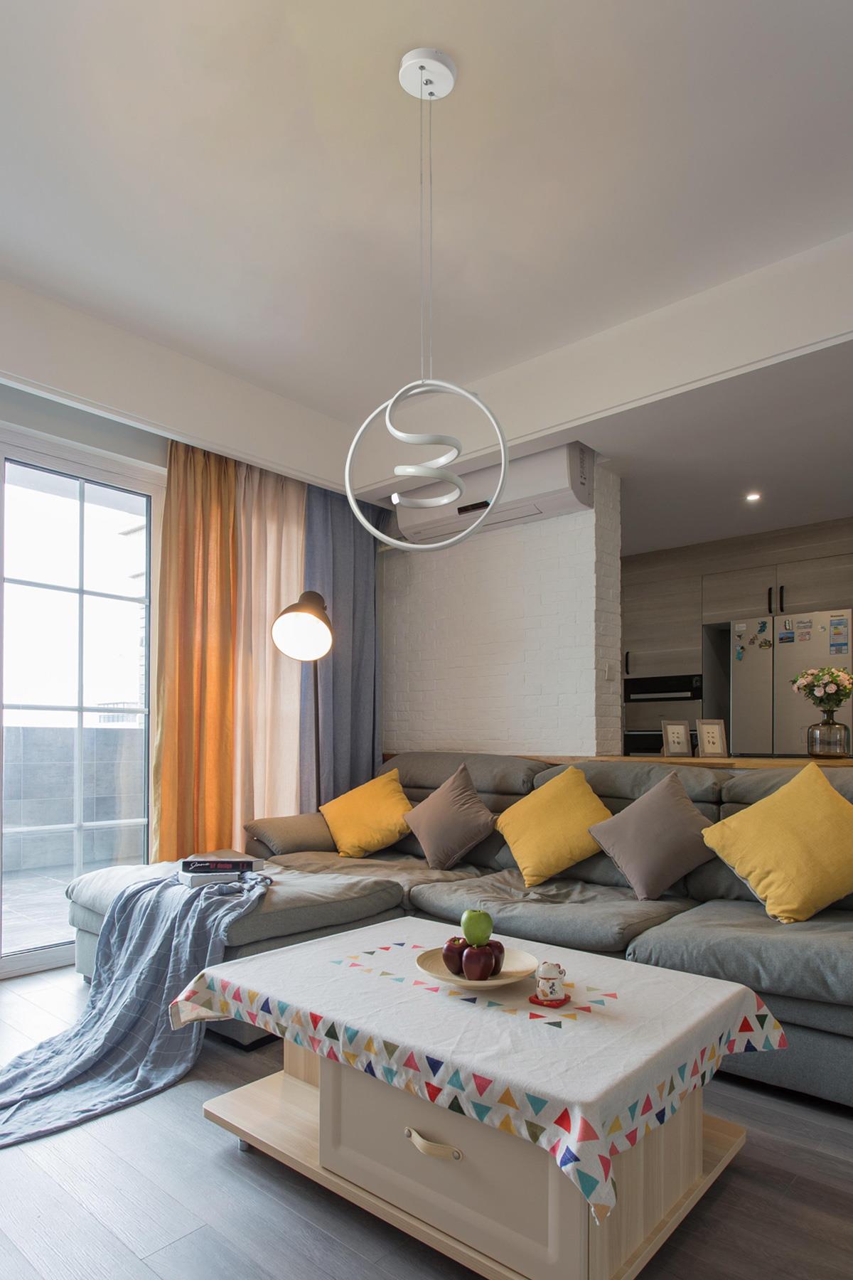 Diamond Ledli Avize Beyaz