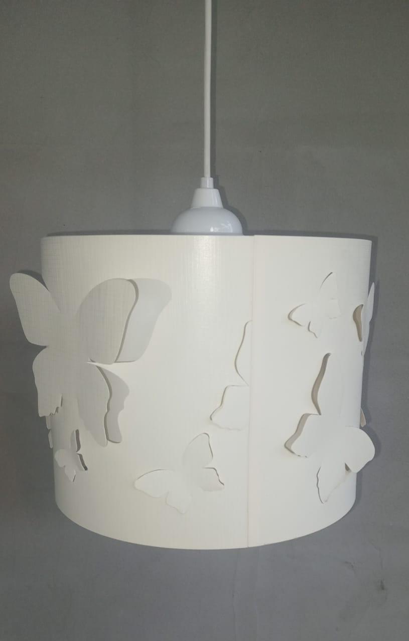 Butterfly Tekli Avize Krem