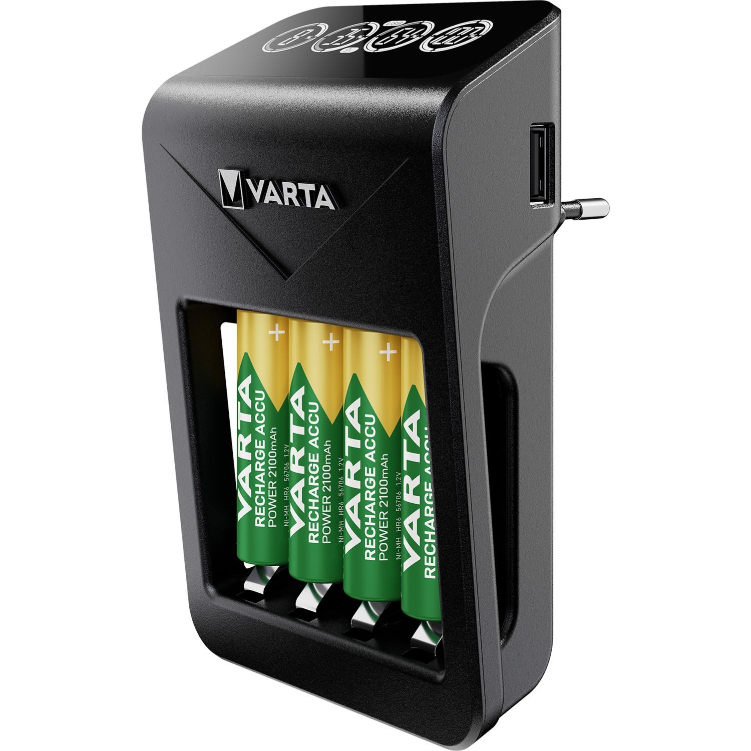 VARTA LCD Plug Şarj Cihazı + 4 adet 2100 mAH AA Şarj Edilebilir Pil