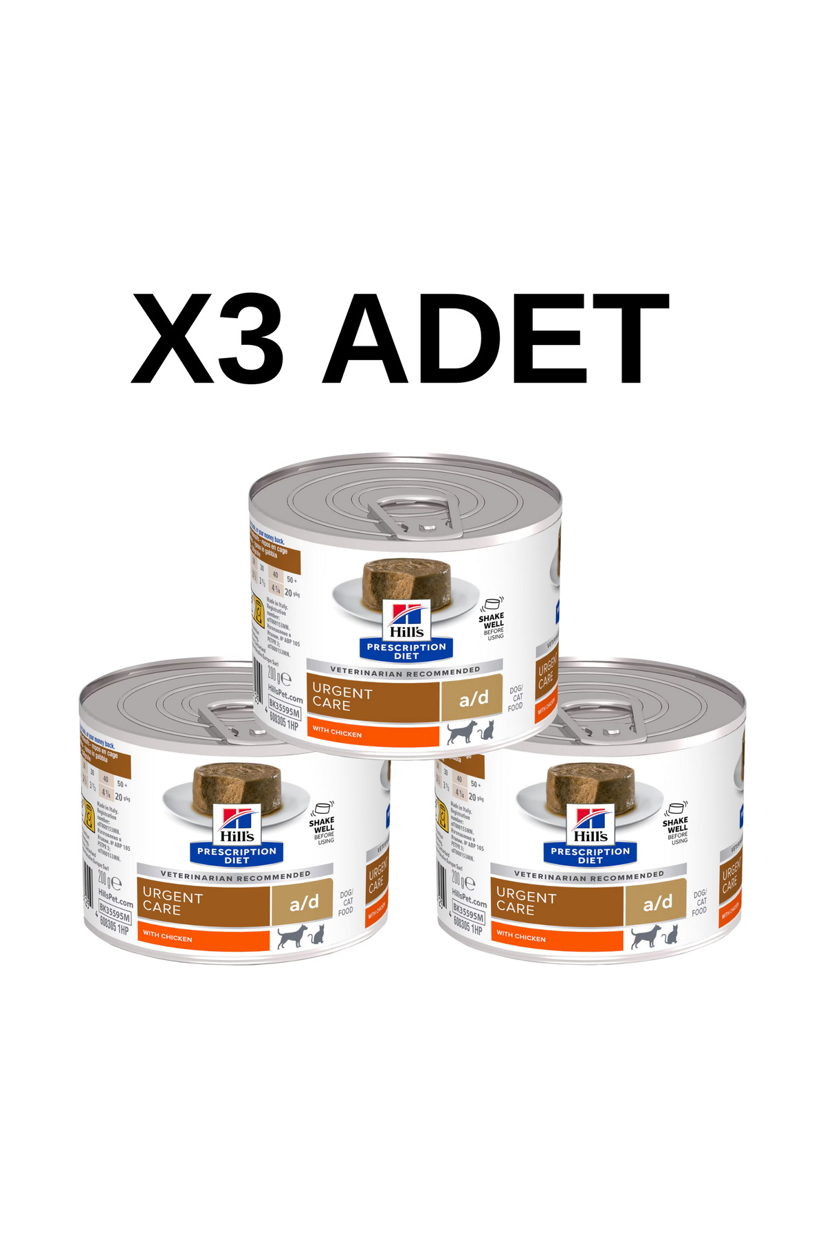 Prescription Diet a/d Köpek-Kedi Konserve Maması 200 Gr X 3 ADET
