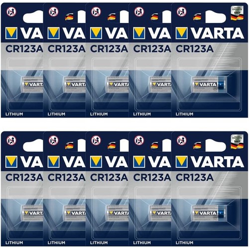Varta CR123A Profesyonel Lityum Pil 10lu