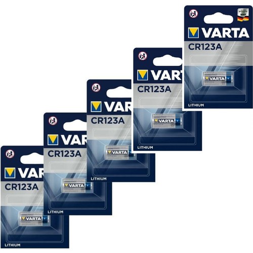 Varta 6205 CR123A 3V Lityum Pil 5li