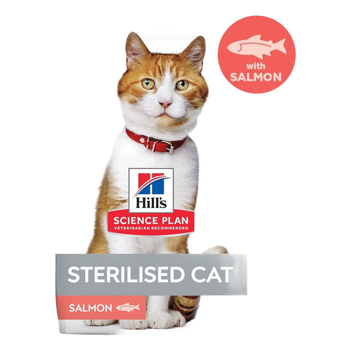 Kısırlaştırılmış Somonlu Kedi Maması Açık