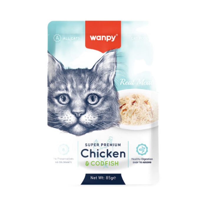 Pouch Tavuklu & Morina Balıklı Yaş Kedi Maması 85 Gr