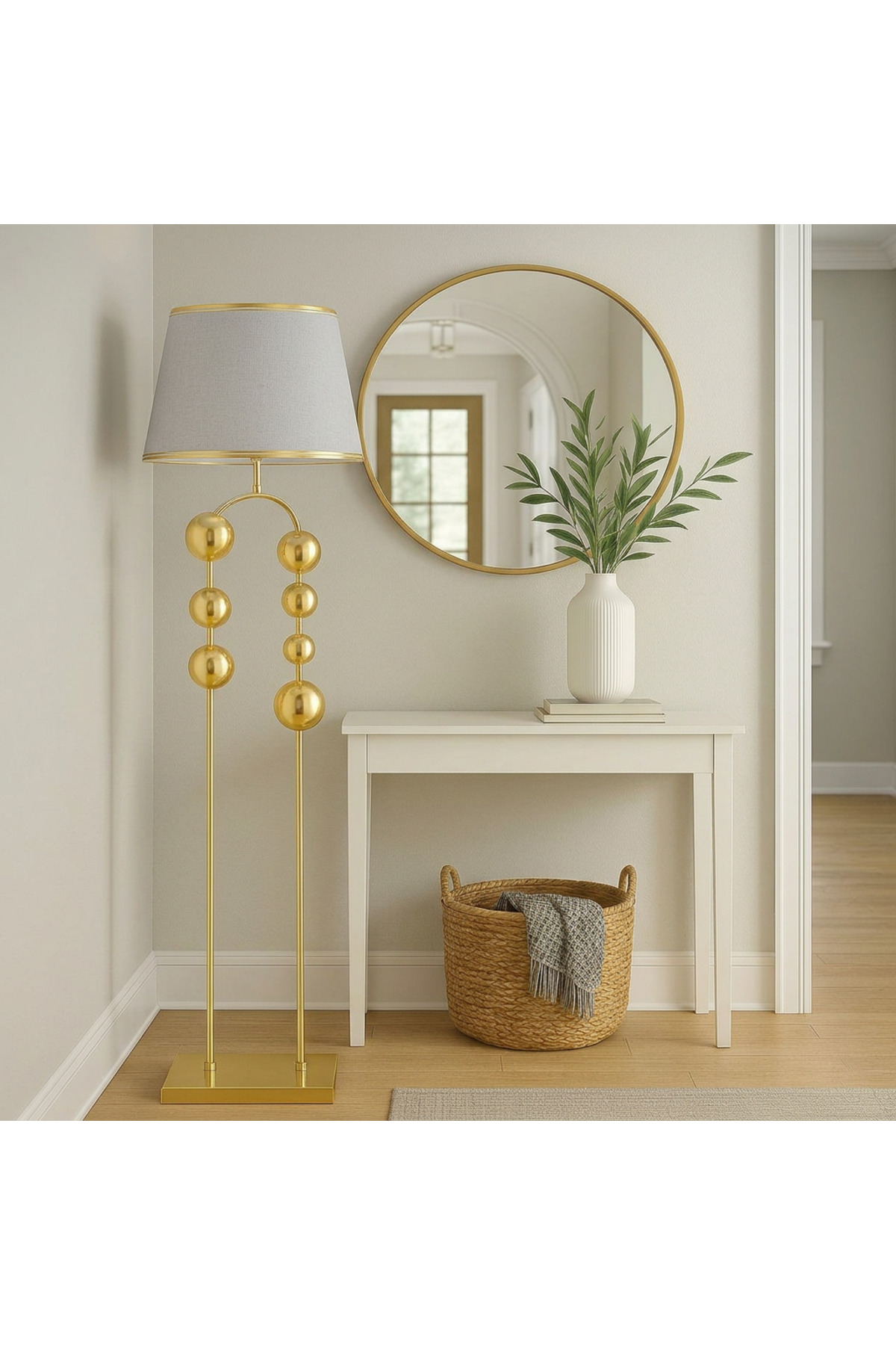 VENÜS ALPHA CENTAURİ GOLD LAMBADER GOLD ŞERİTLİ AÇIK GRİ BAŞLIK