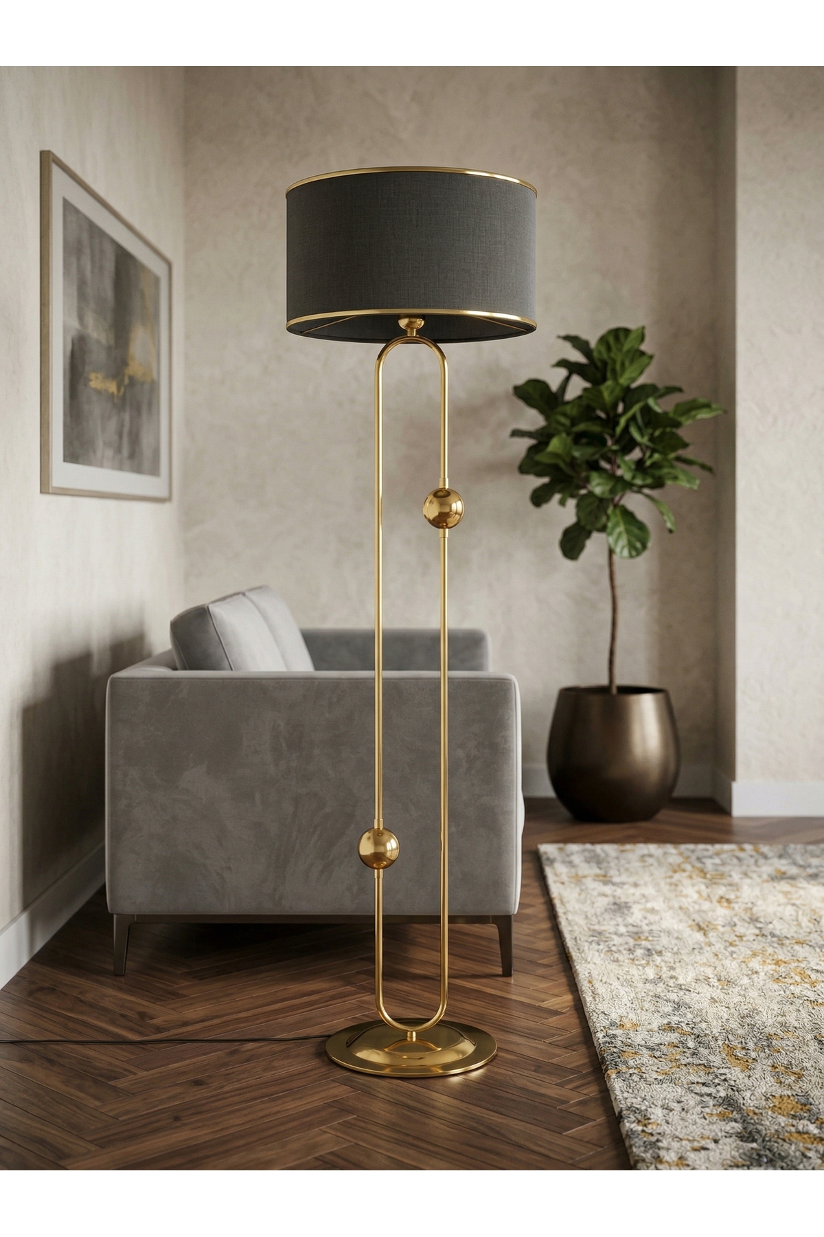 SCEPTRUM GOLD LAMBADER ANTRASİT GOLD ŞERİT BAŞLIK