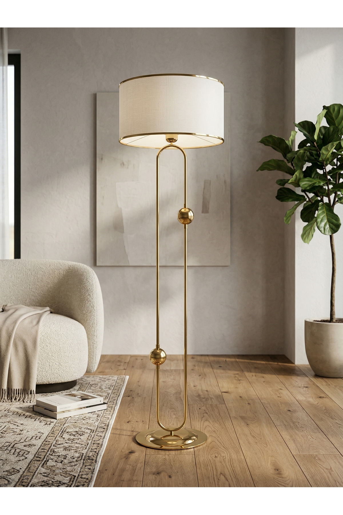 SCEPTRUM GOLD LAMBADER BEYAZ GOLD ŞERİT BAŞLIK