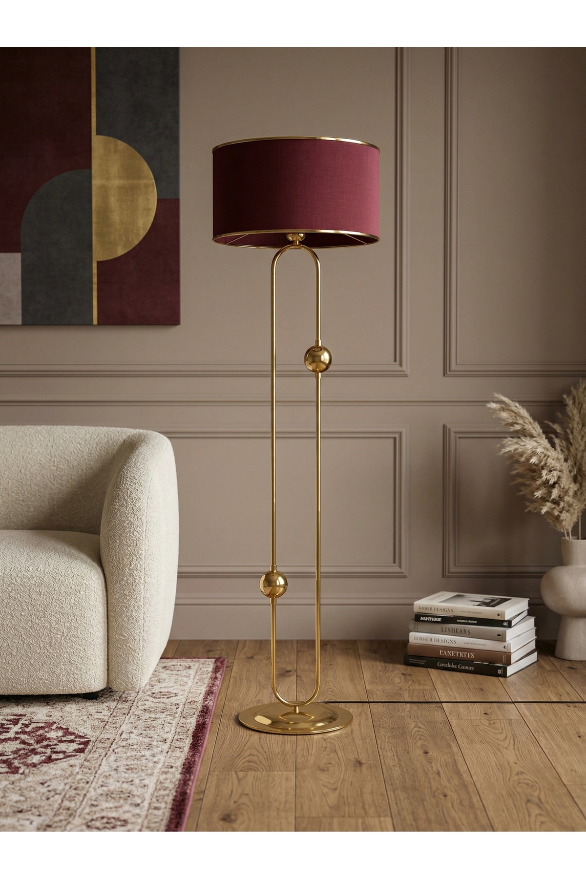 SCEPTRUM GOLD LAMBADER BORDO GOLD ŞERİT BAŞLIK