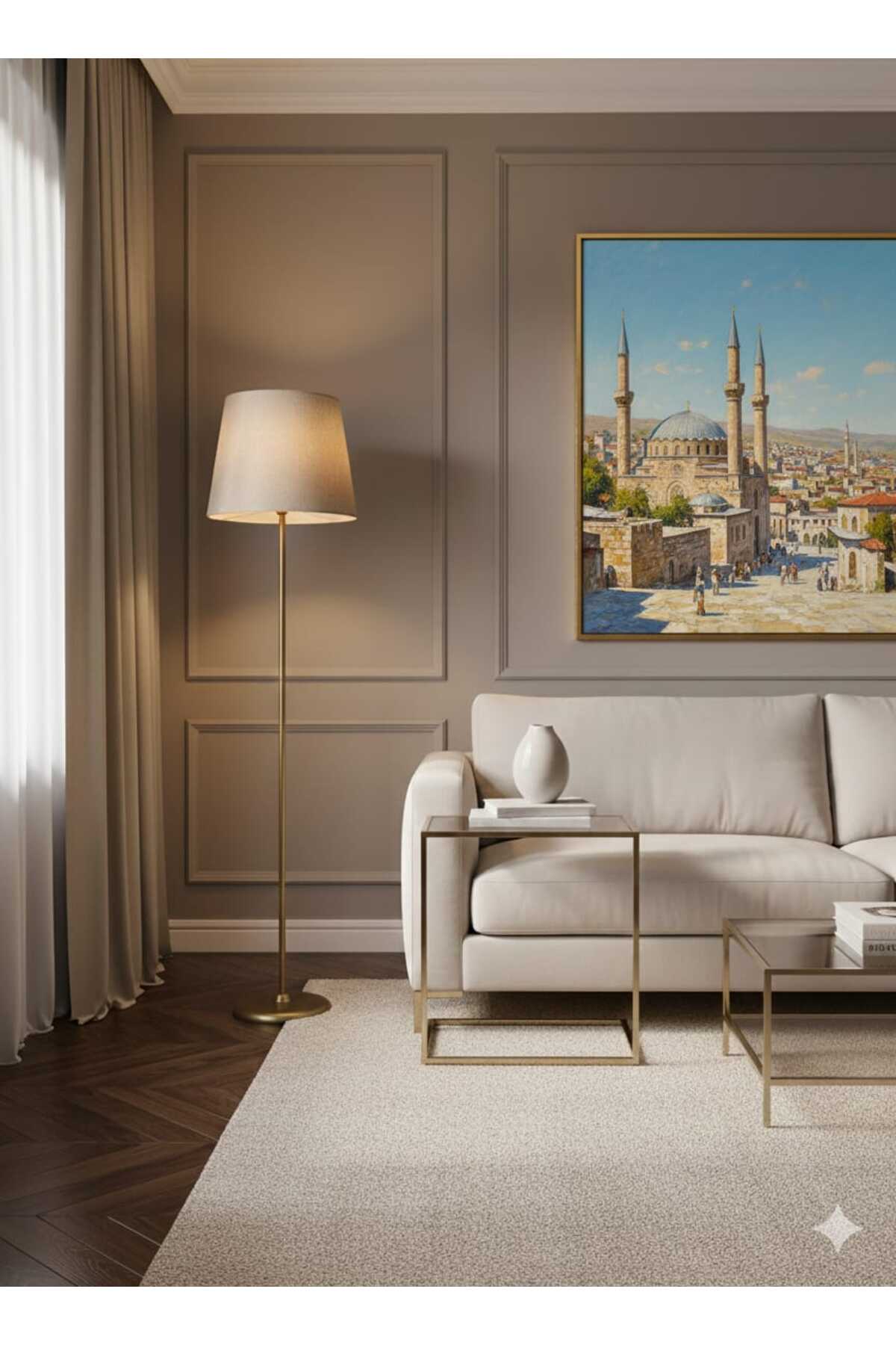VENÜS ACRUX ESKİTME KONİK LAMBADER HASIR KAHVERENGİ BAŞLIK