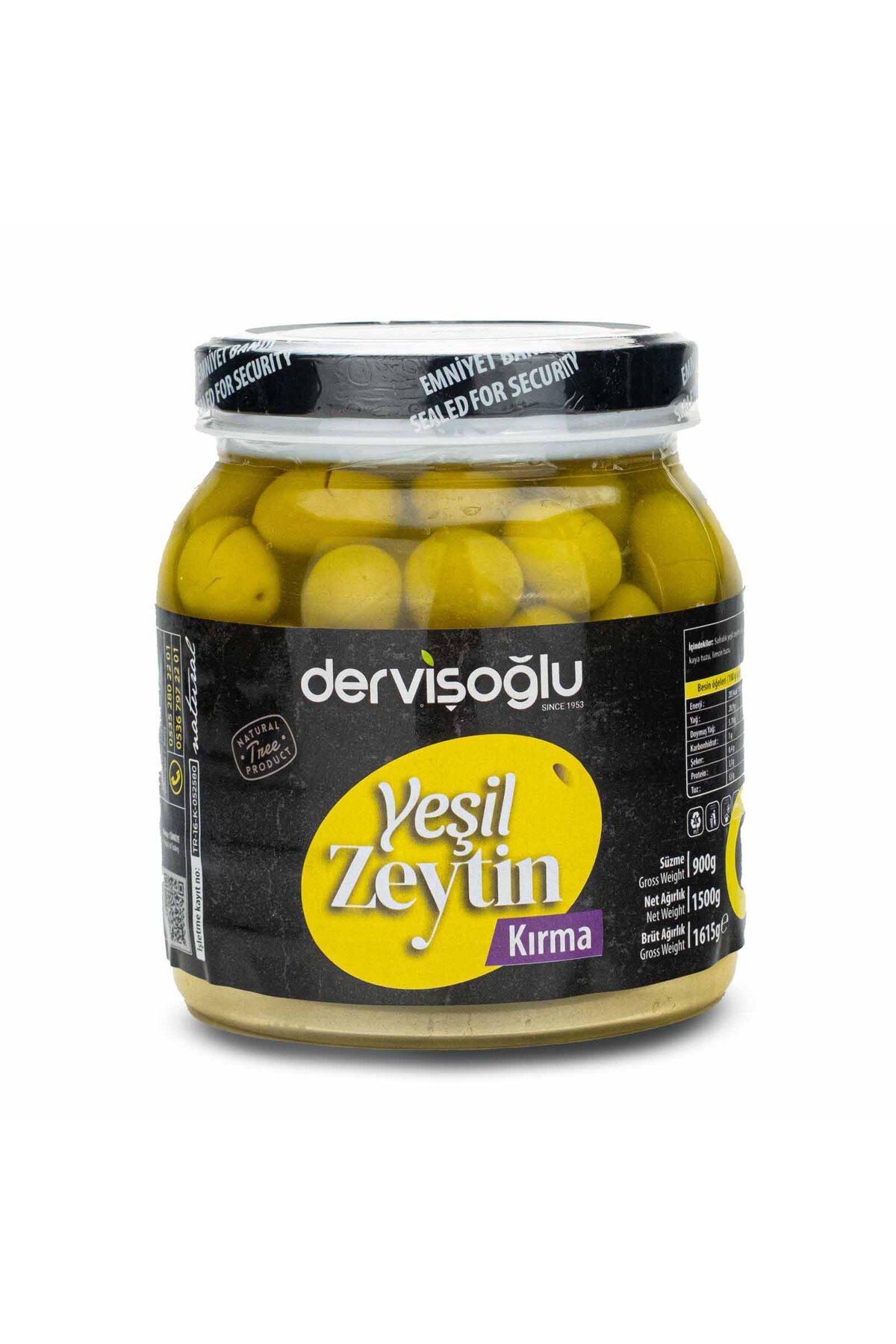 Kırma Yeşil Zeytin 4XL