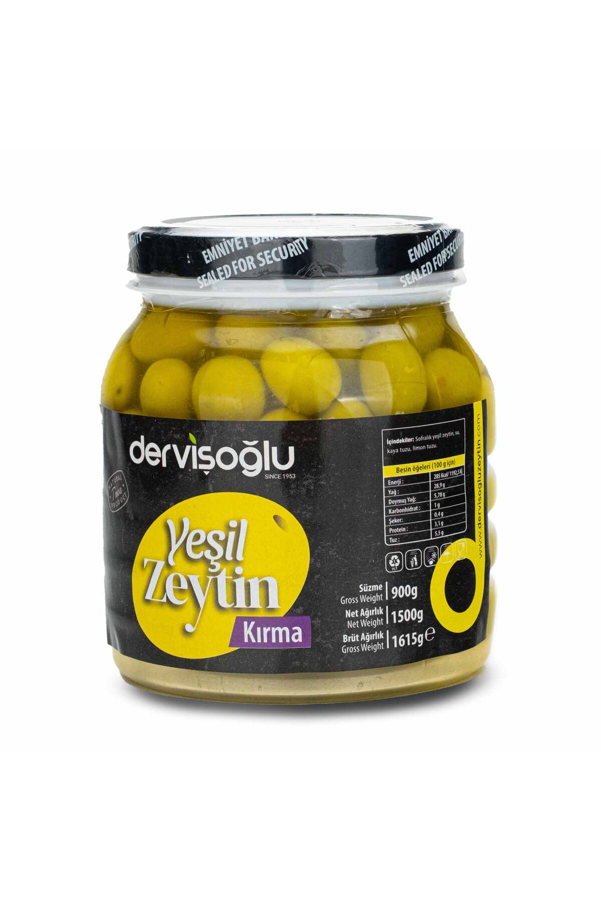Kırma Yeşil Zeytin 4XL