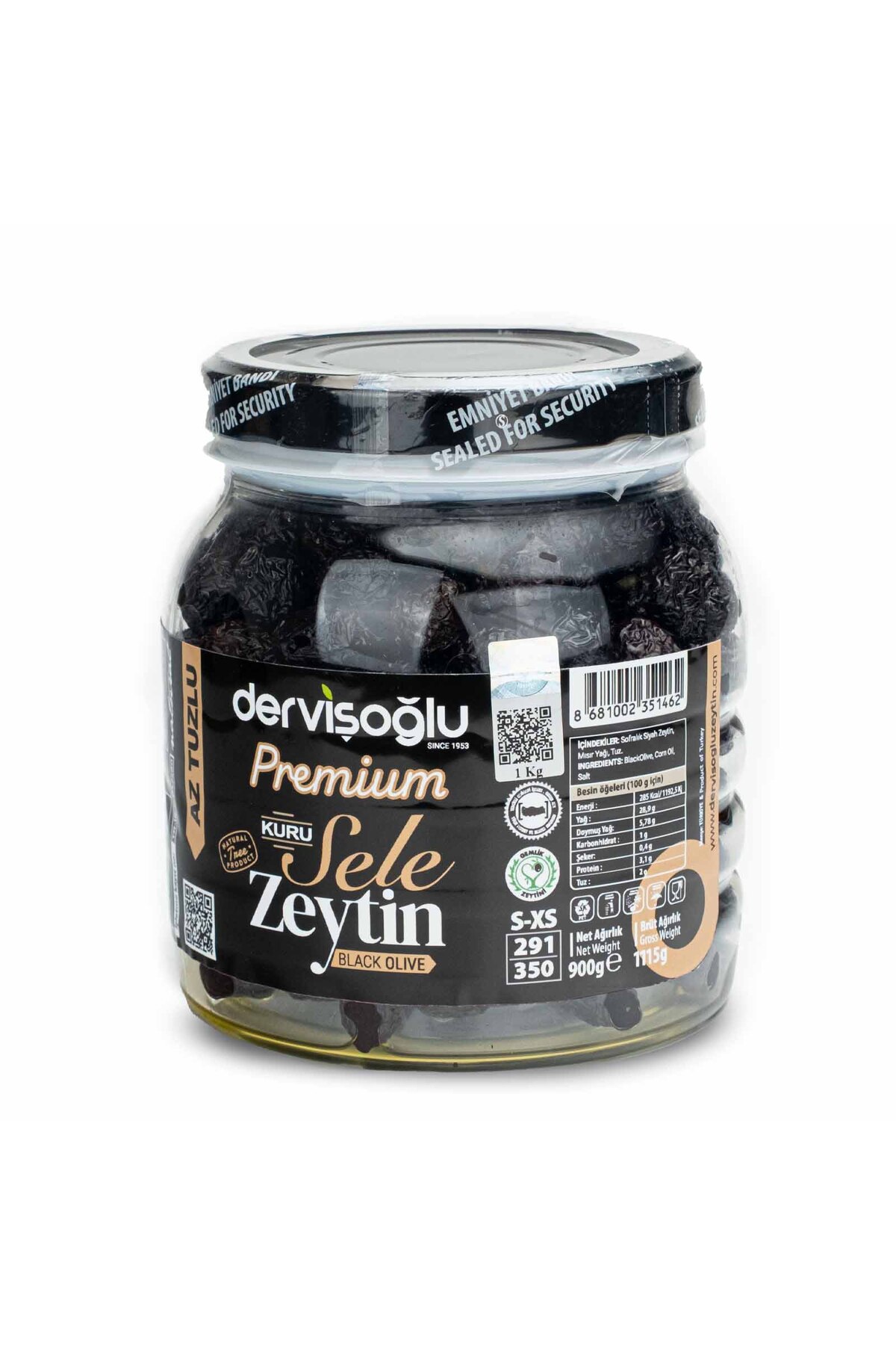 Premium Kuru Sele Zeytin 900 gr