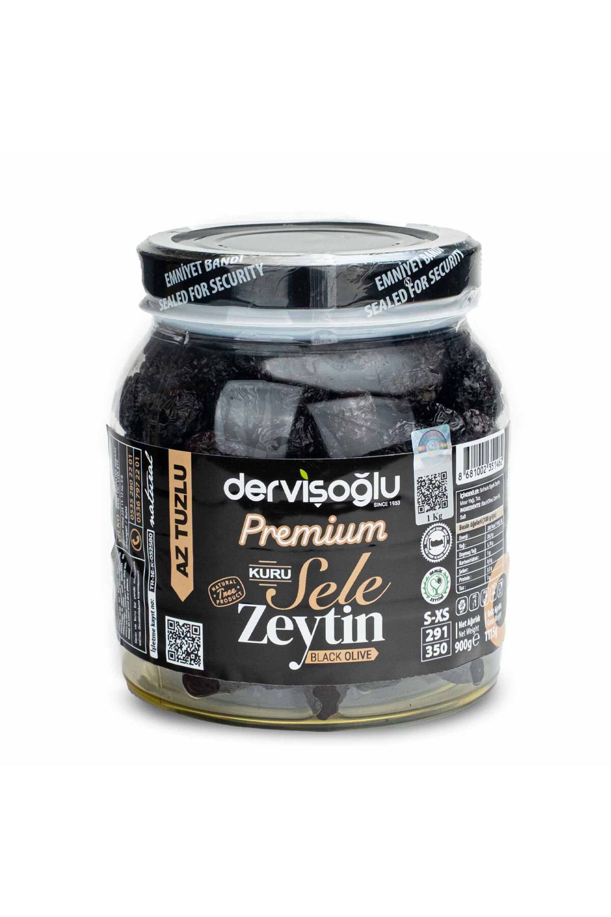 Premium Kuru Sele Zeytin 900 gr