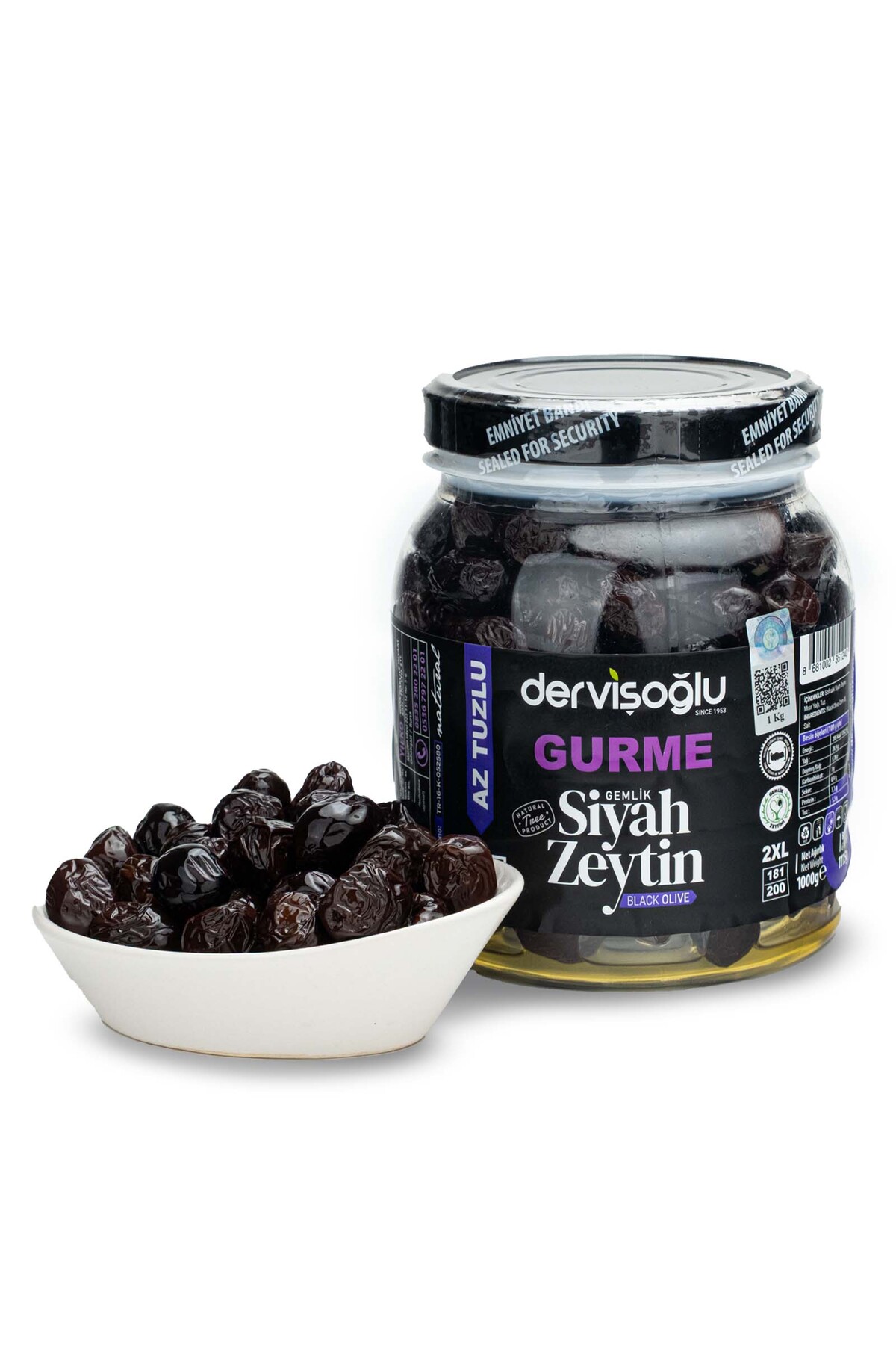 Gurme Siyah Zeytin 2xl 1 kg