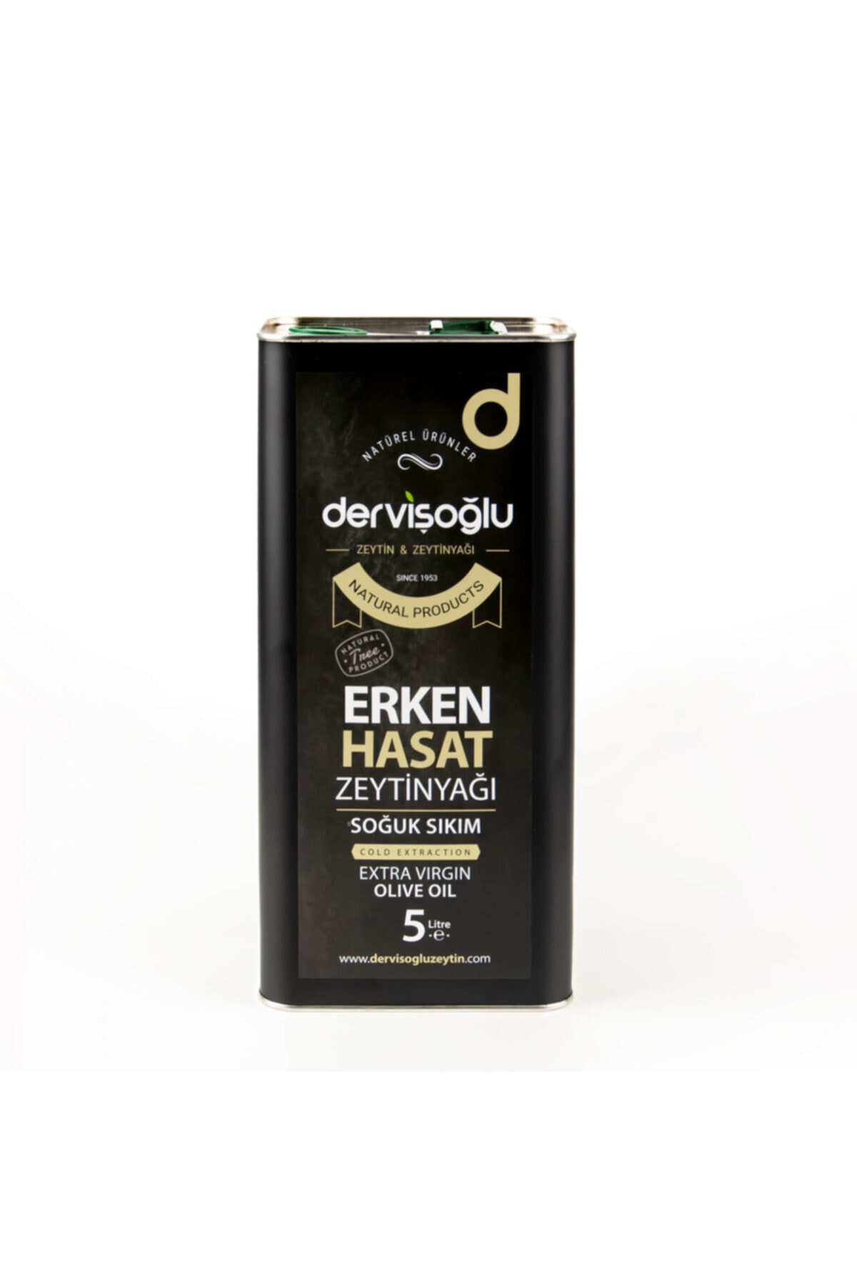 Erken Hasat Soğuk Sıkım Sızma Zeytinyağı 5 lt