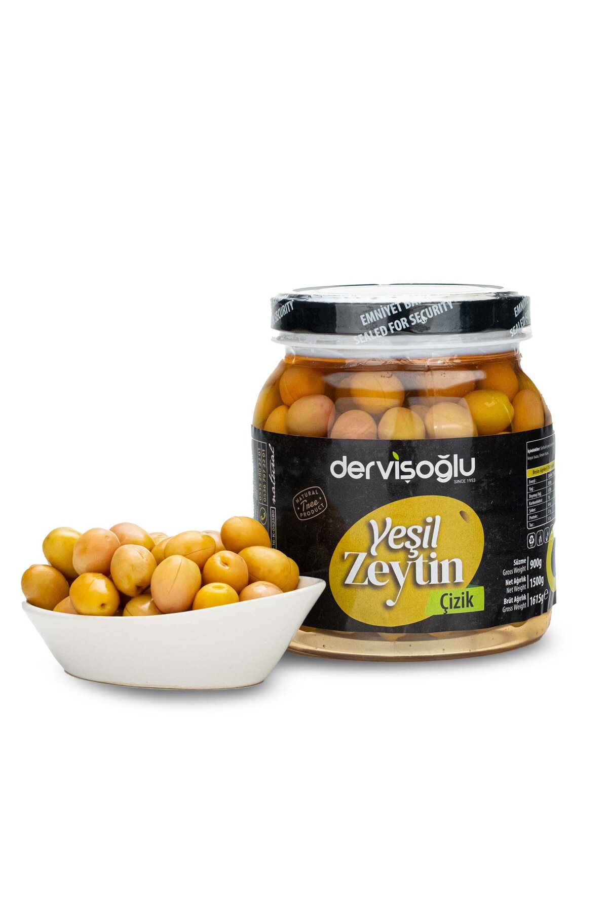 Çizik Yeşil Zeytin 2xl 900 Gr