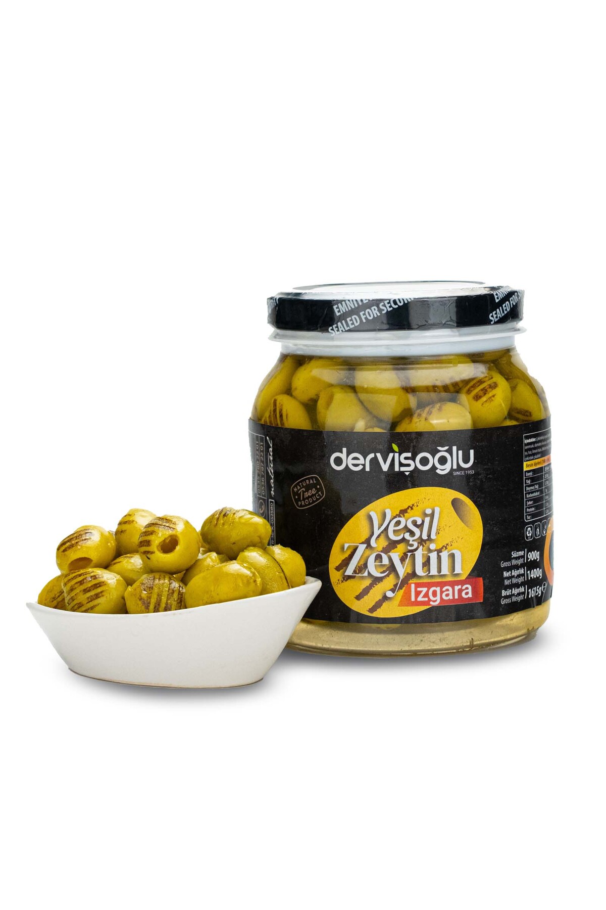 Izgara Yeşil Zeytin 4 Xl 900 gr
