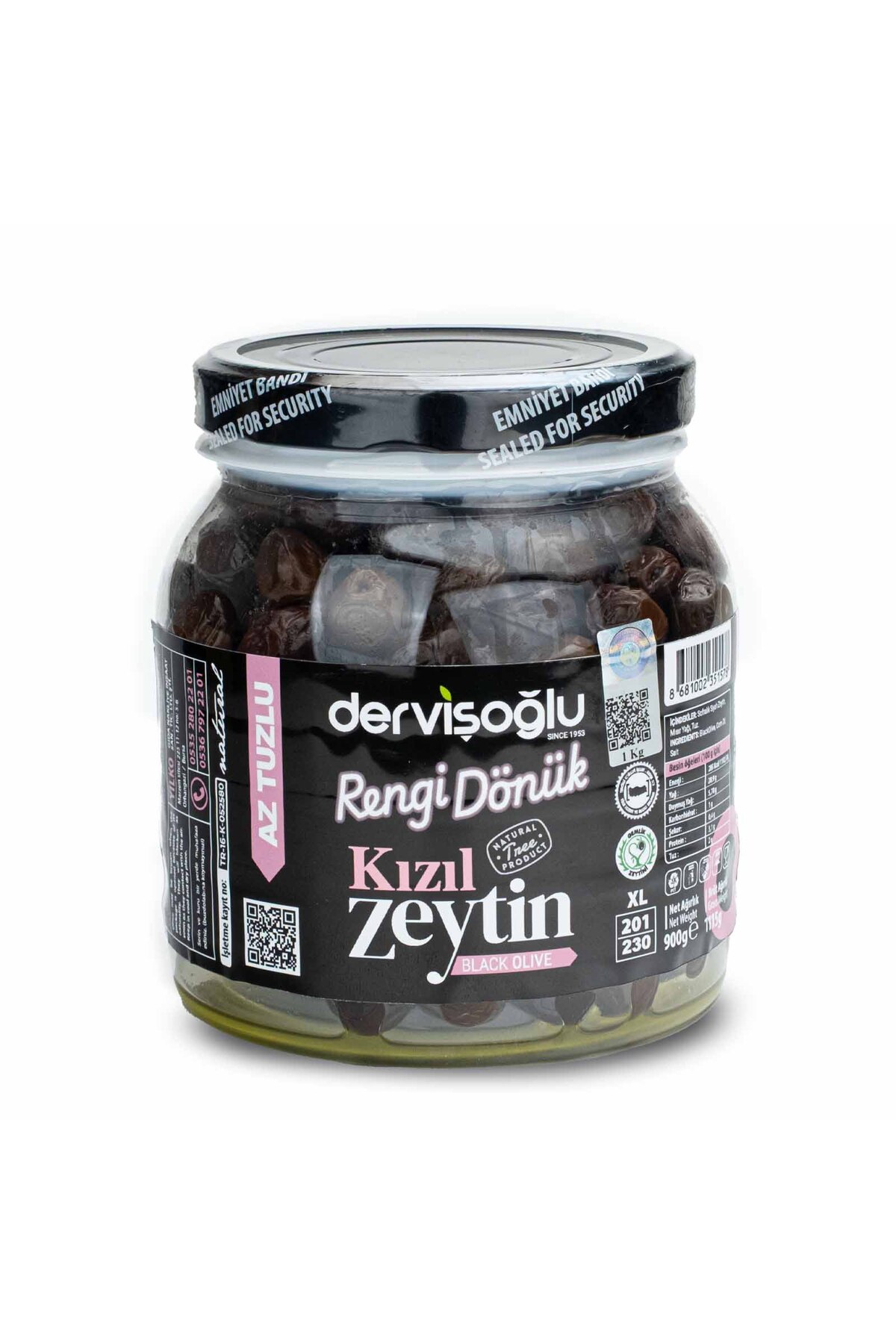 Rengi Dönük Kızıl Zeytin 1 kg