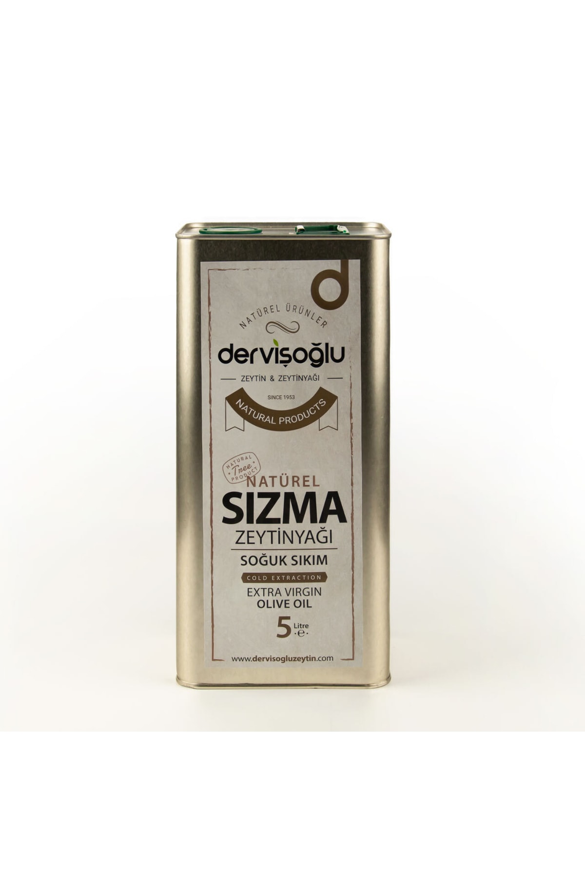 Soğuk Sıkım Sızma Zeytinyağı 5 Lt 2li