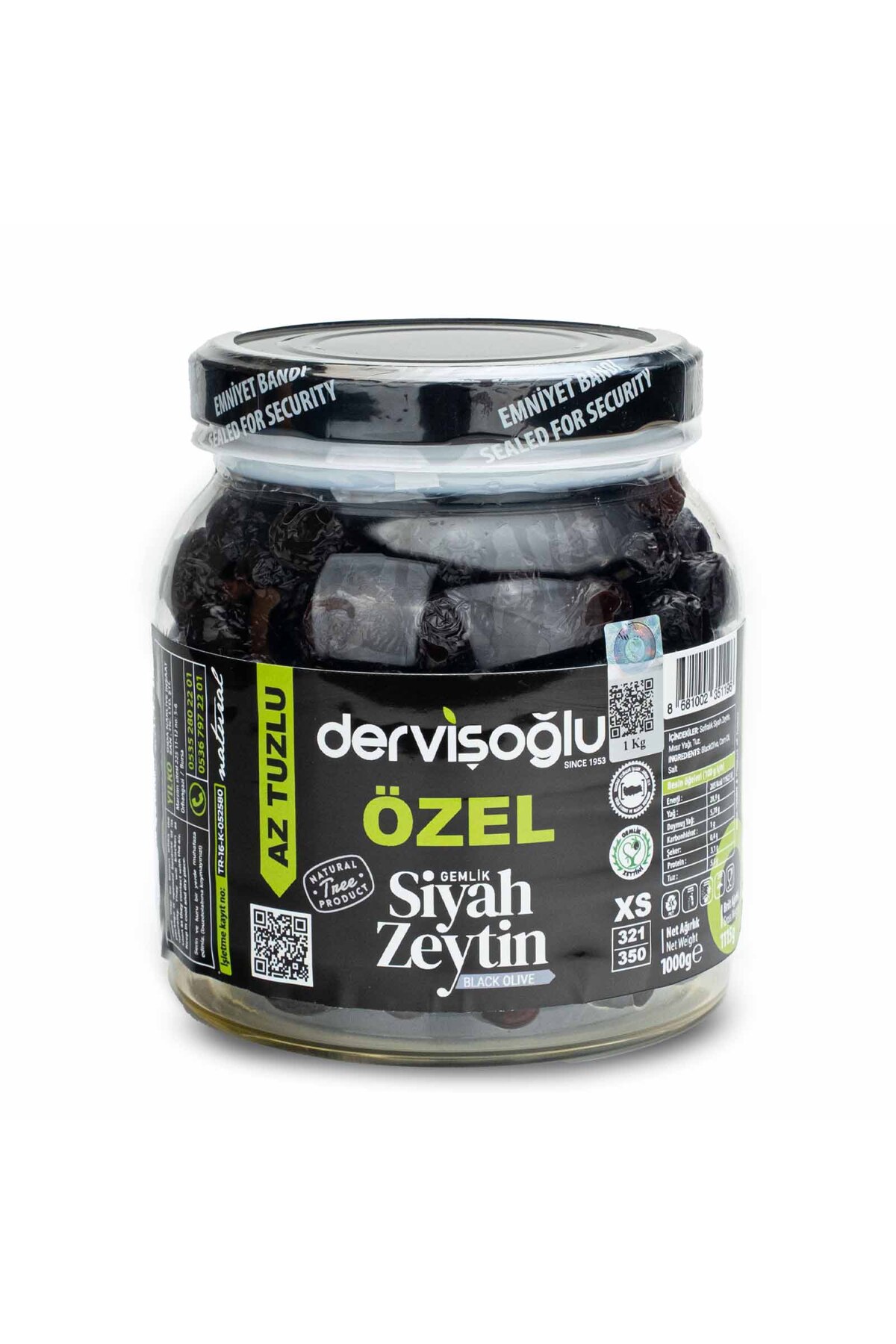Özel Siyah Zeytin Xs 1 Kg
