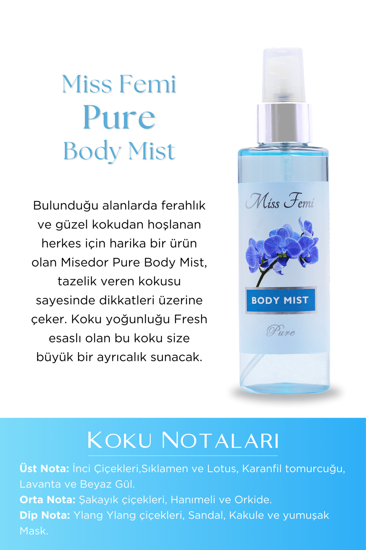 Missfemi Pure Body Mist 130 ml