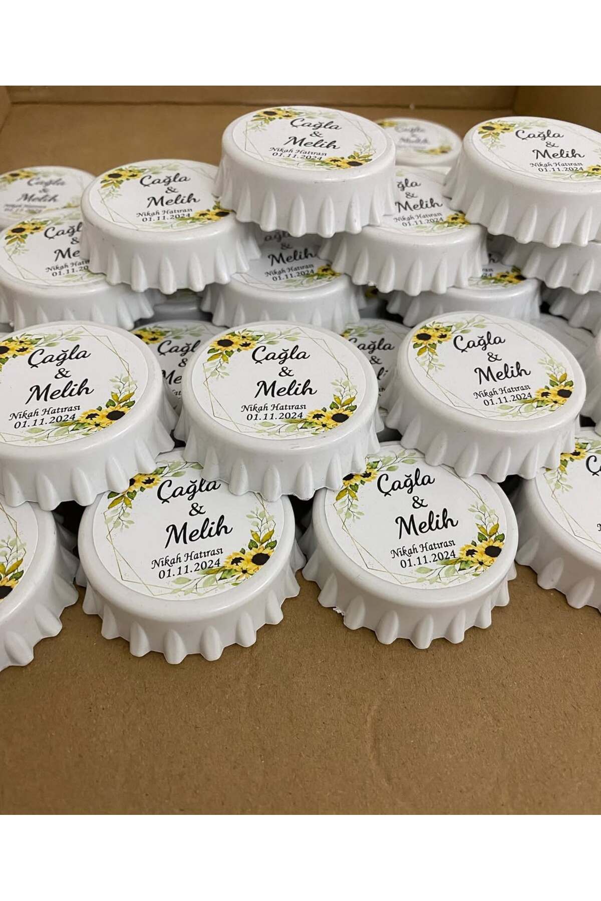 Açacak Magnet Nikah, Söz, Nişan Hediyelik 25 Adet