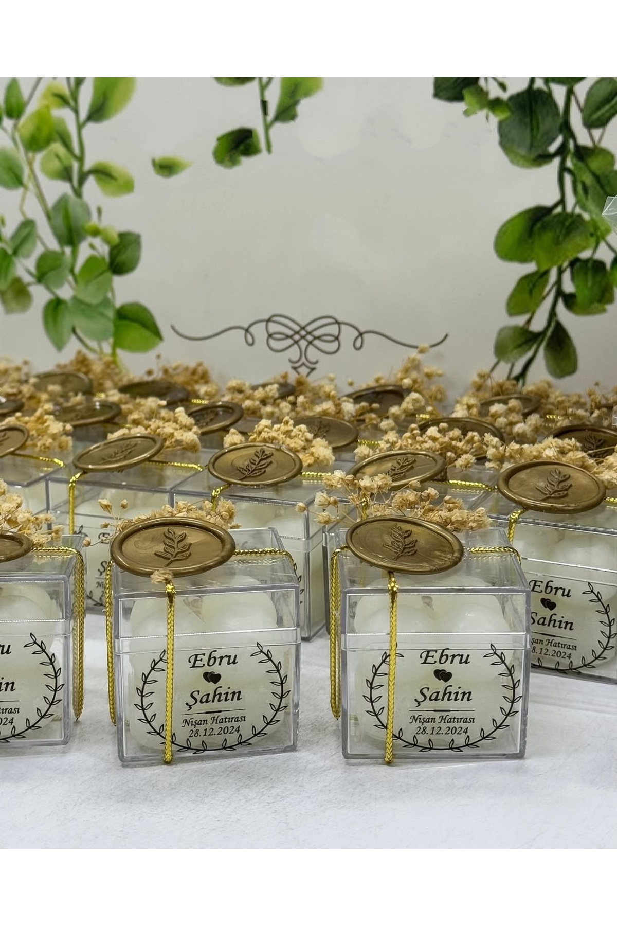 Bubble Mum Kutulu Nikah, Söz, Nişan Hediyelik - 25 Adet