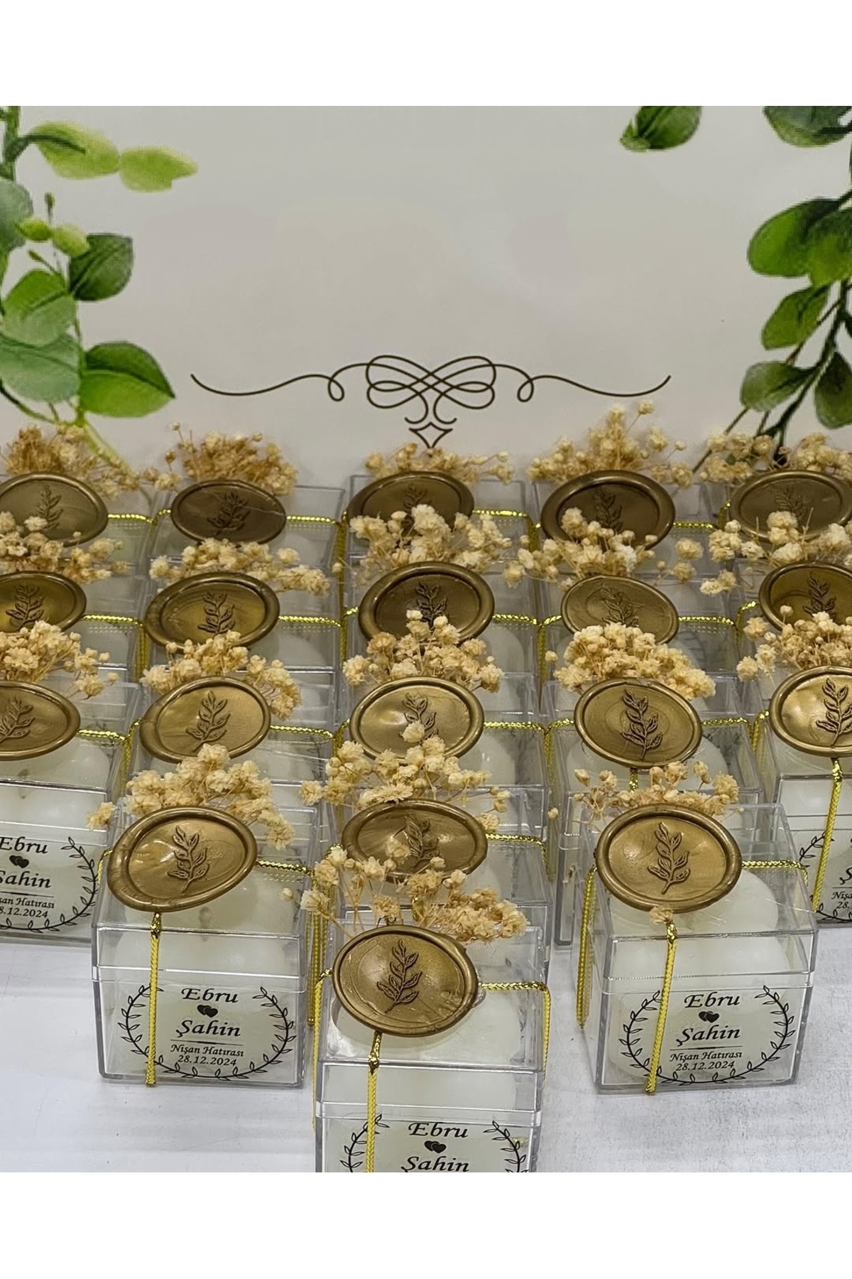 Bubble Mum Kutulu Nikah, Söz, Nişan Hediyelik - 50 Adet
