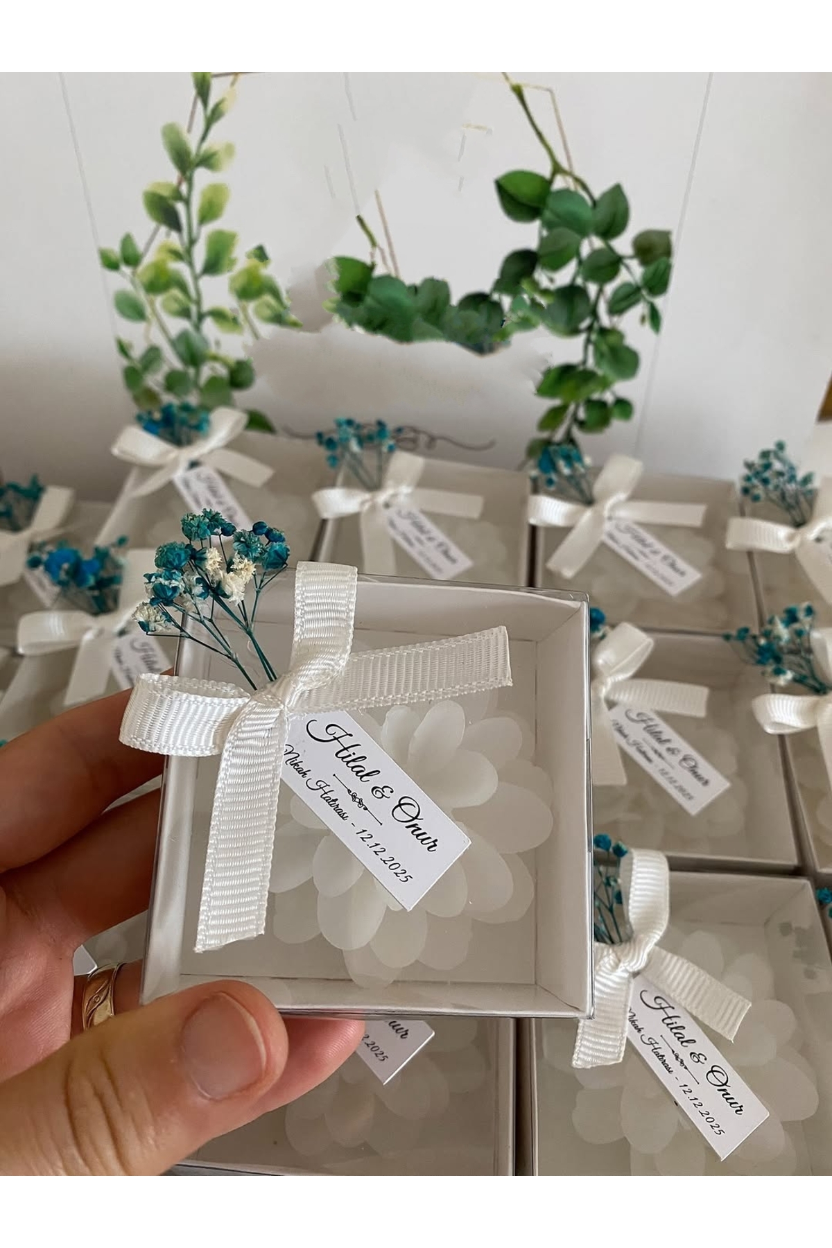 Kutulu Mum Nikah, Söz, Nişan Hediyelik - 25 Adet