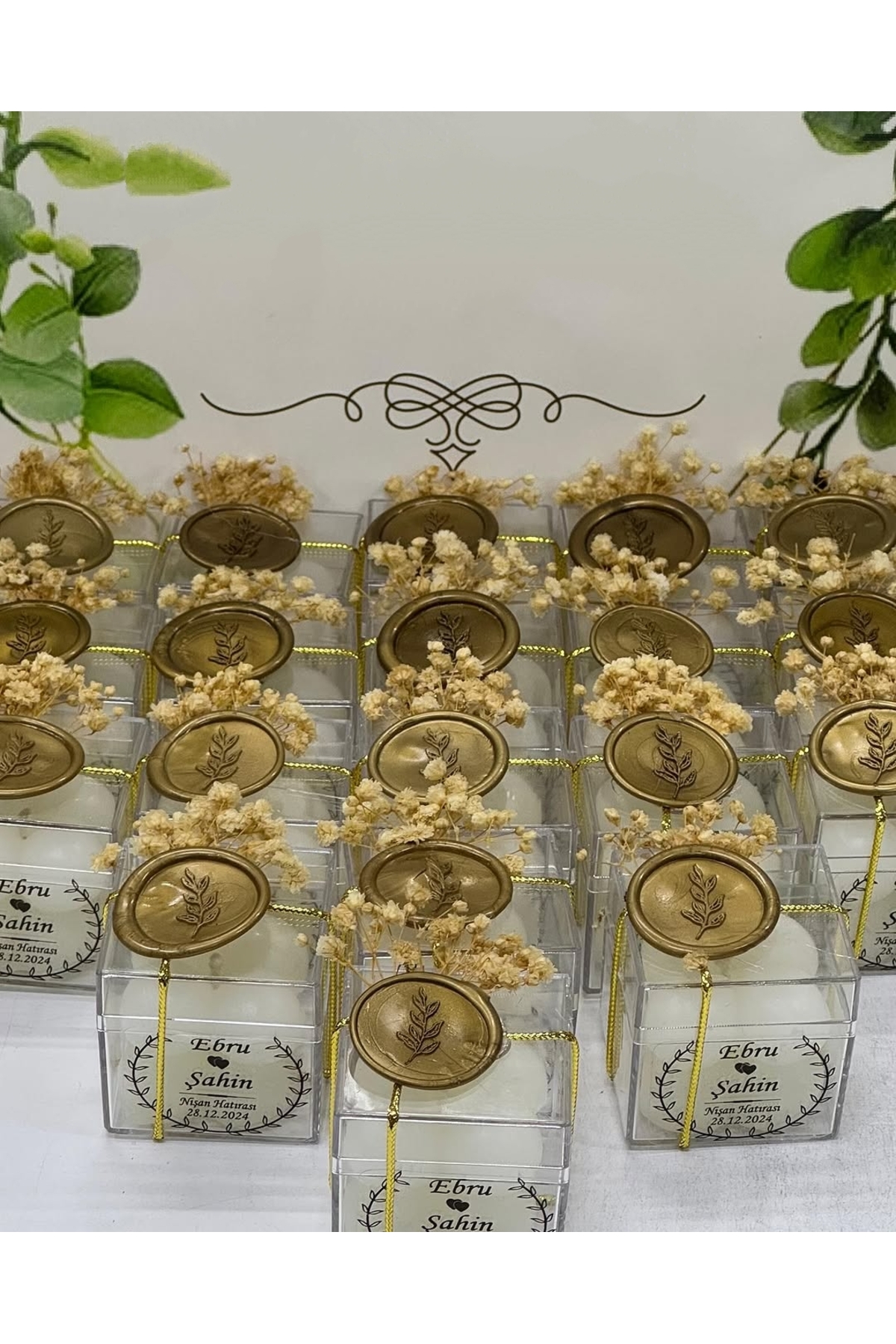 Bubble Mum Kutulu Nikah, Söz, Nişan Hediyelik - 25 Adet